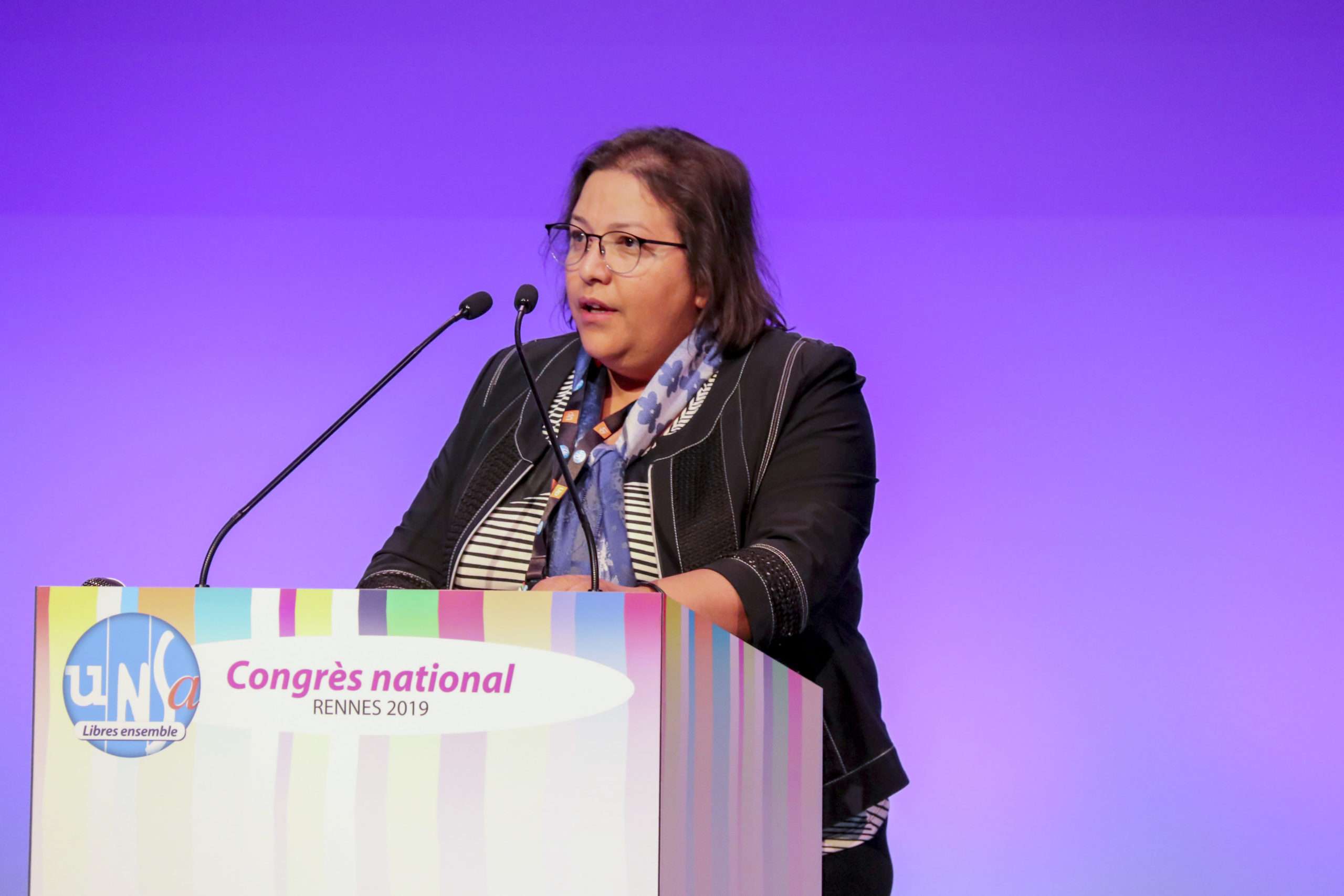 Fatiha Hiraki Secrétaire Générale UNSA fédération Commerces et Services
