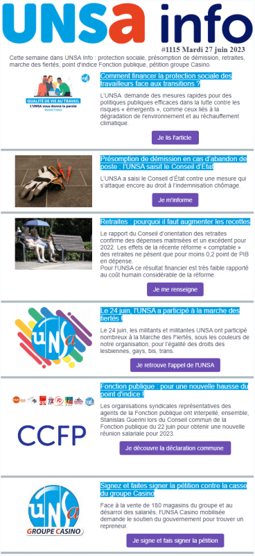 UNSA Commerces Distribution & Services