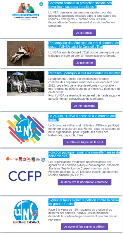 UNSA Commerces Distribution & Services